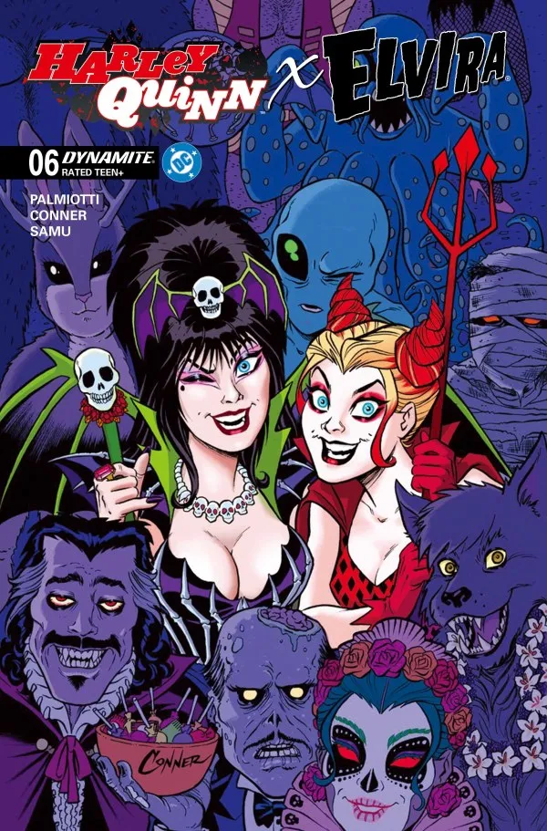 Cover of Harley Quinn x Elvira #6