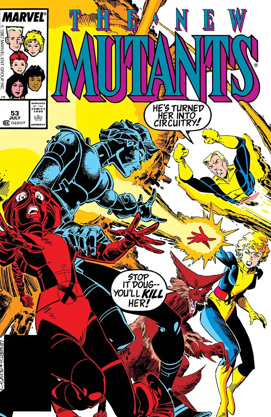 Cover of The New Mutants #53