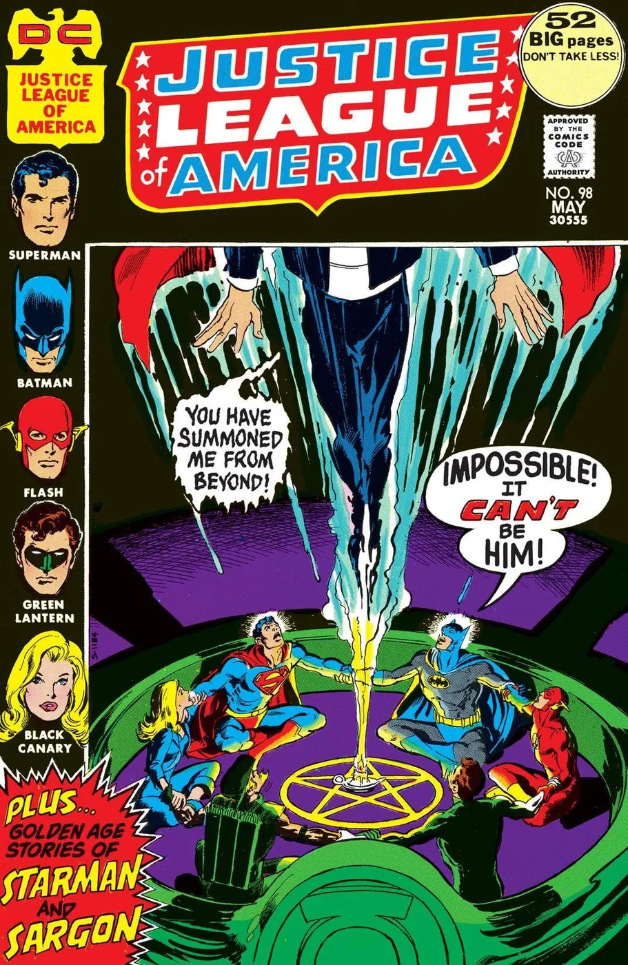 Cover of Justice League of America #98