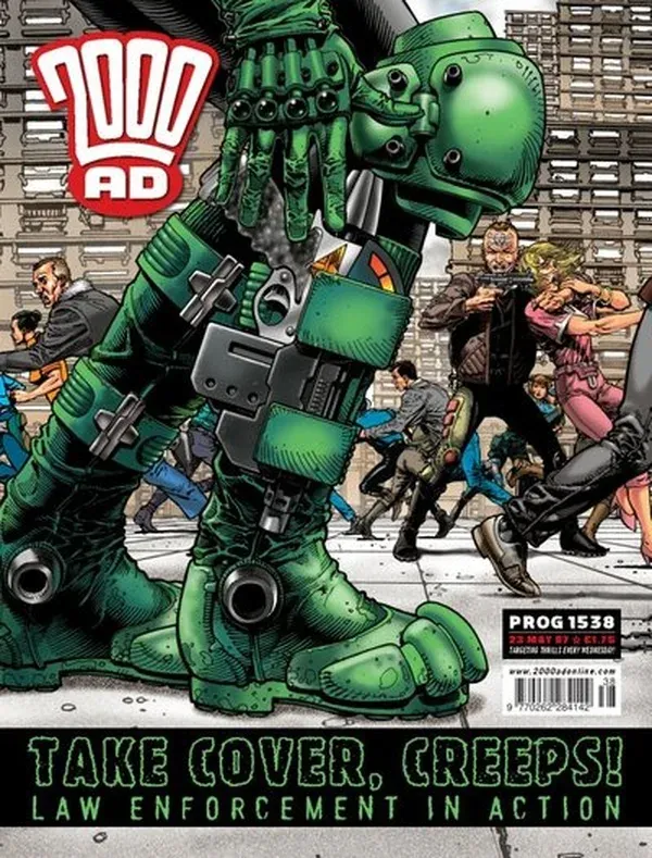 Cover of 2000 AD #1538