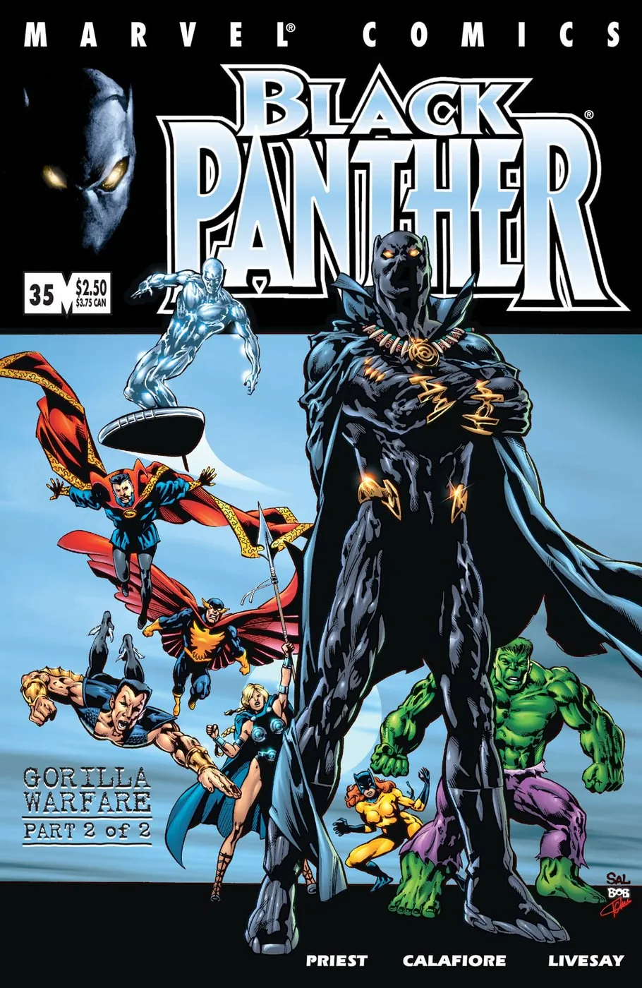 Cover of Black Panther #35