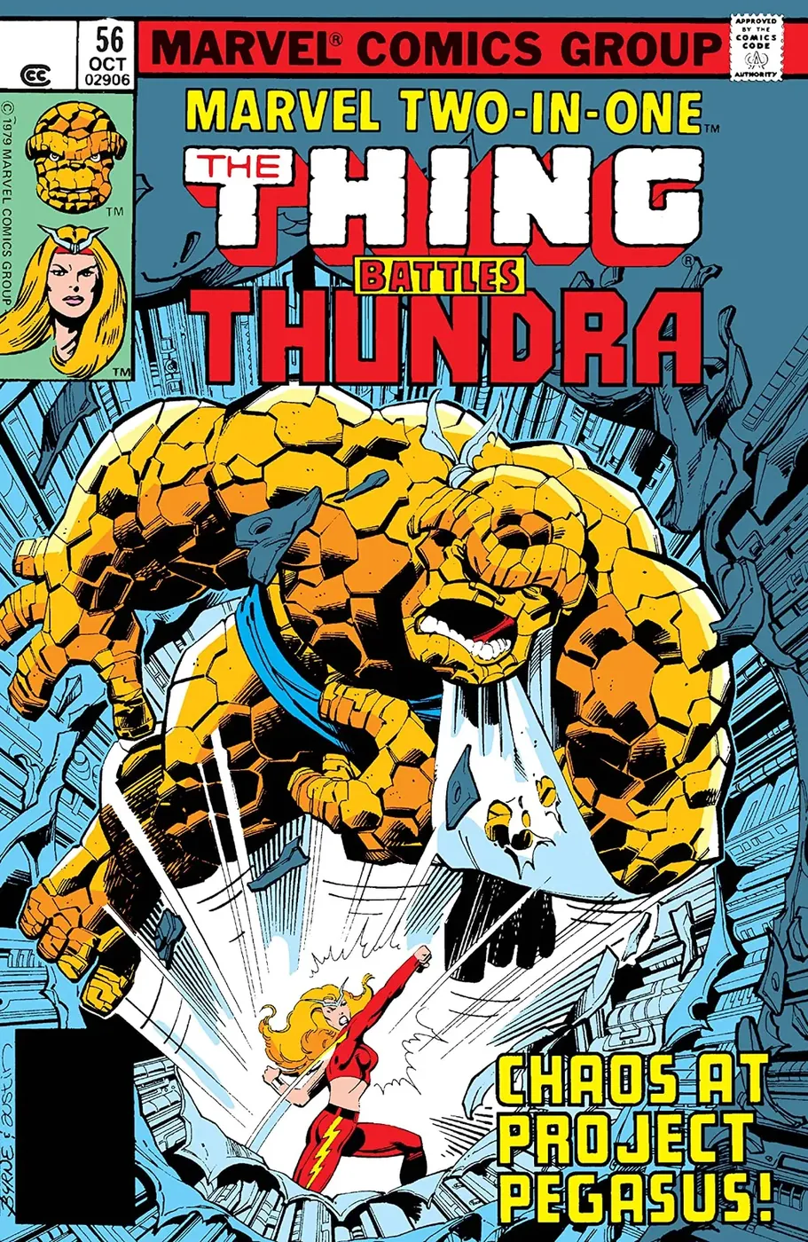 Cover of Marvel Two-in-One #56