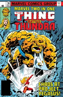 Cover of Marvel Two-in-One #56