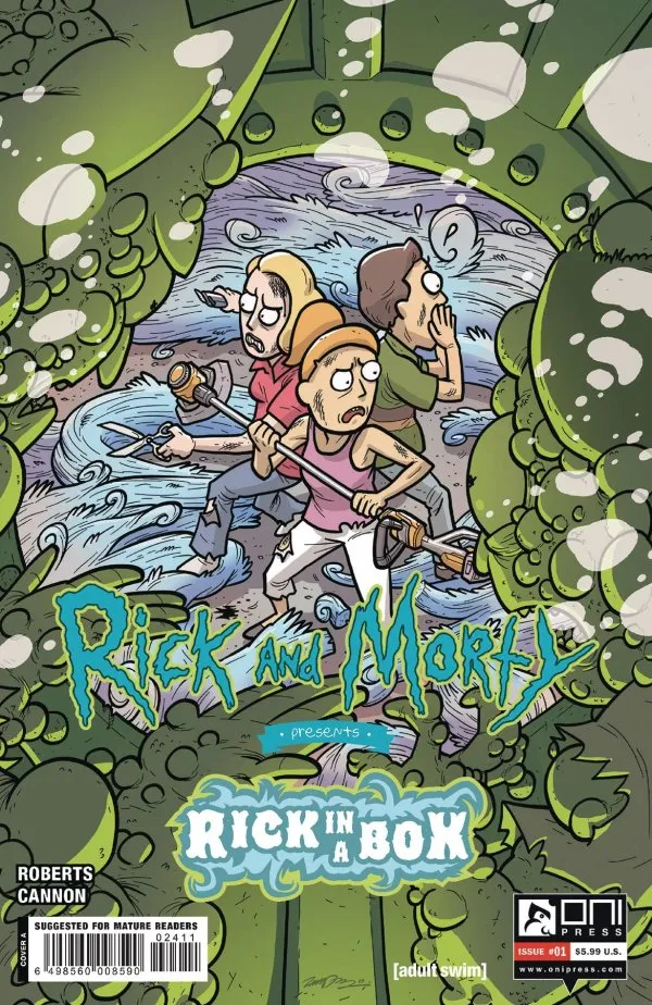Cover of Rick and Morty Presents: Rick in a Box #1