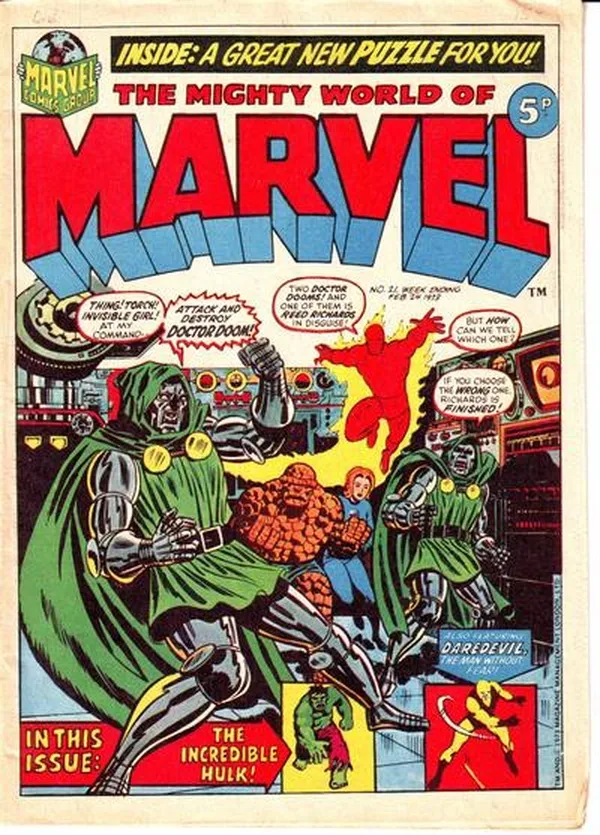 Cover of The Mighty World of Marvel #21
