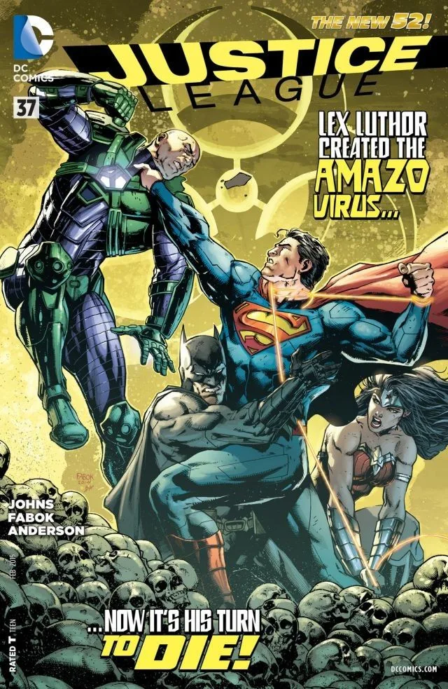 Cover of Justice League #37