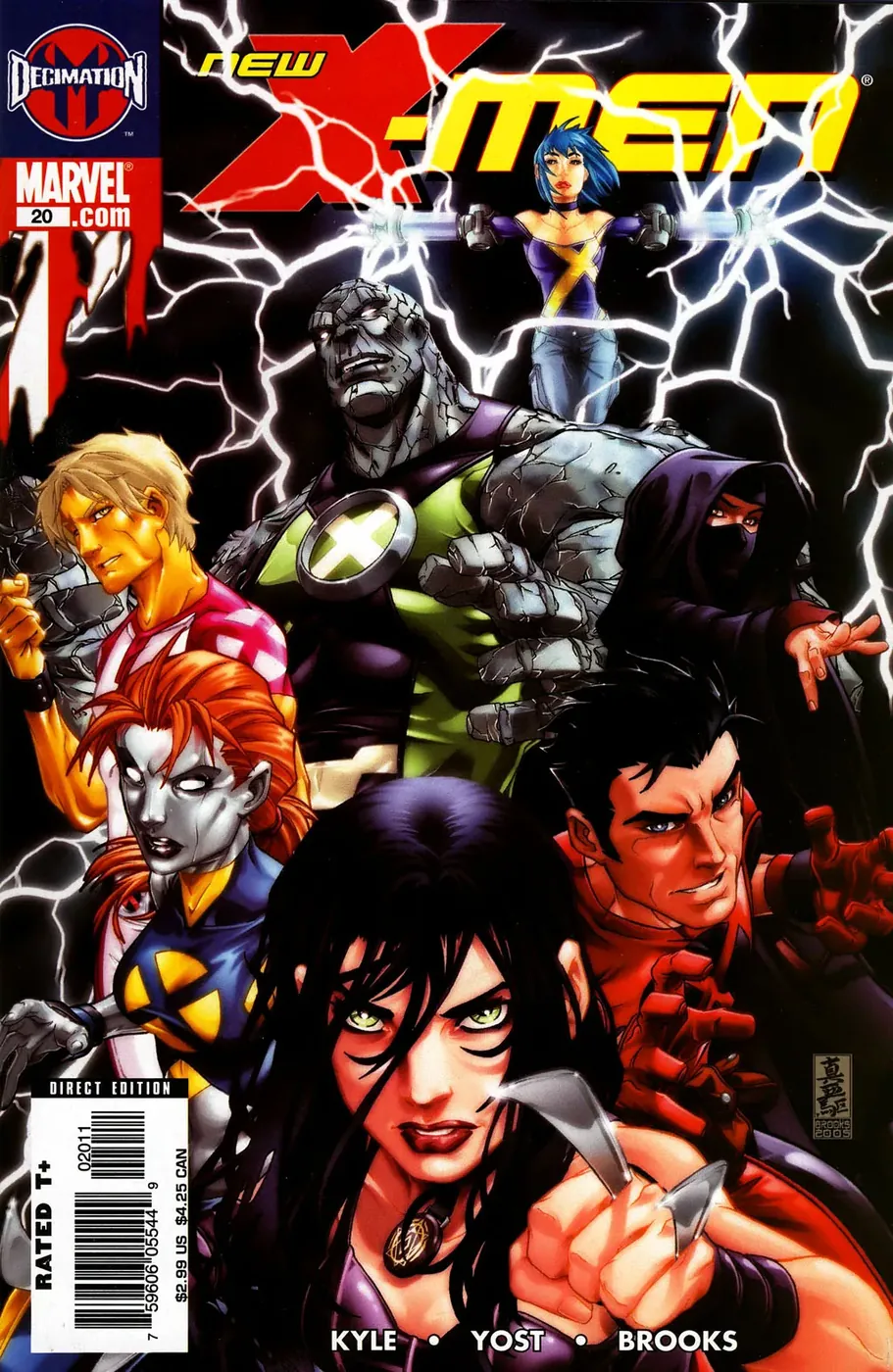 Cover of New X-Men #20
