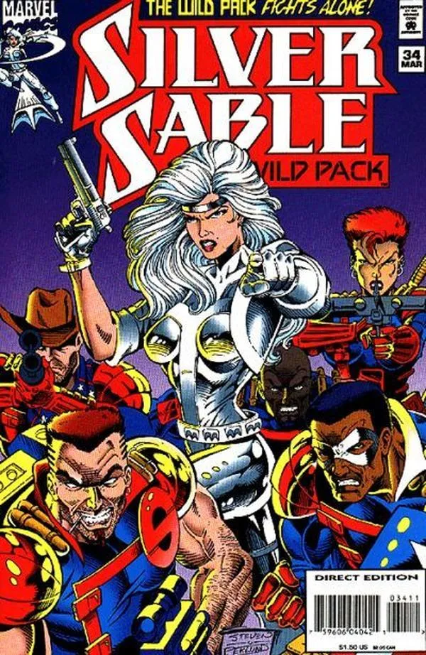 Cover of Silver Sable and the Wild Pack #34