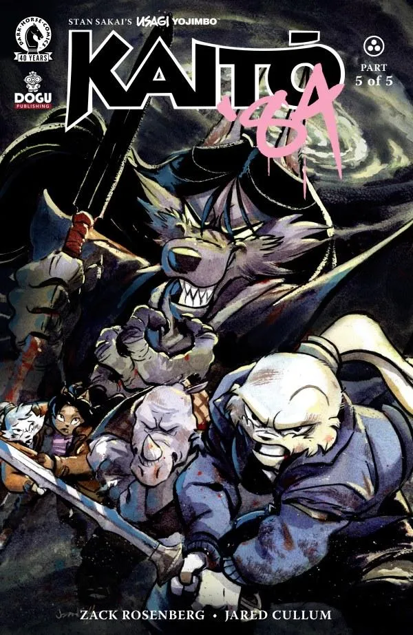 Cover of Usagi Yojimbo: Kaitō '84 #5