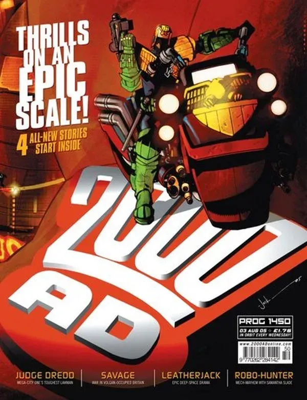Cover of 2000 AD #1450