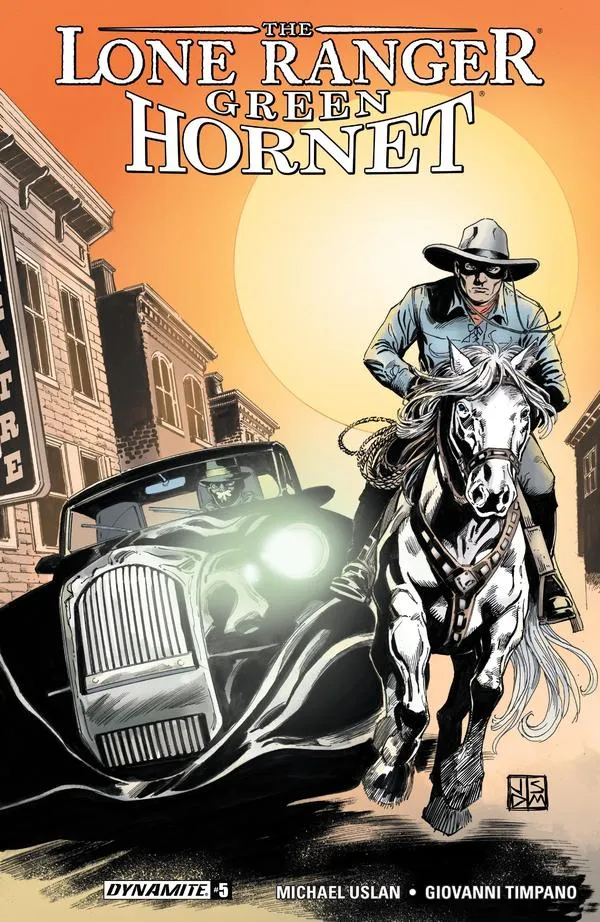 Cover of Lone Ranger Green Hornet #5
