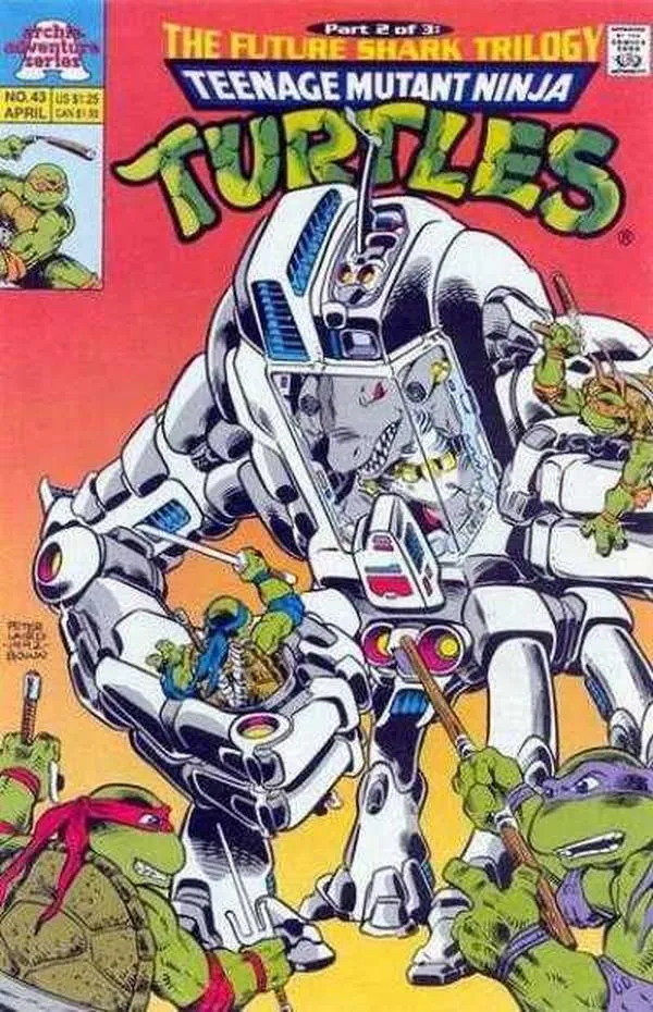 Cover of Teenage Mutant Ninja Turtles Adventures #43