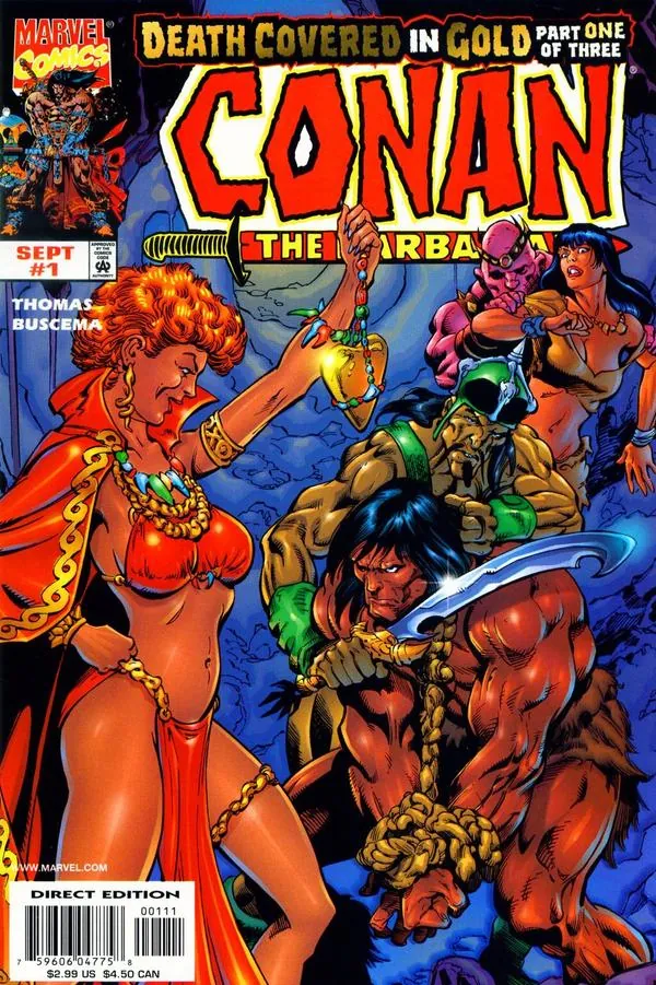 Cover of Conan: Death Covered in Gold #1