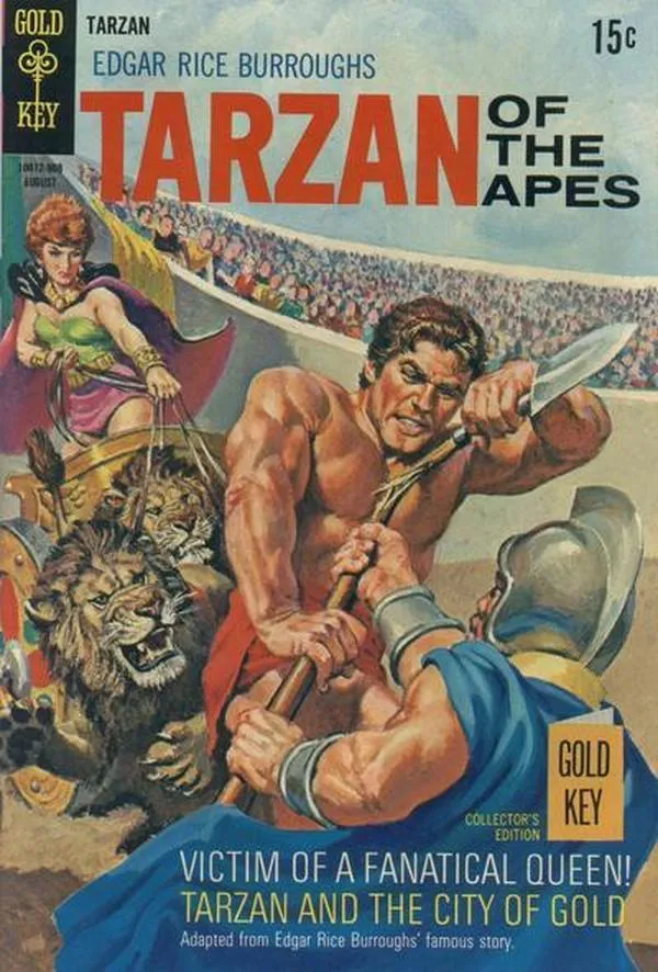 Cover of Edgar Rice Burroughs' Tarzan of the Apes #186