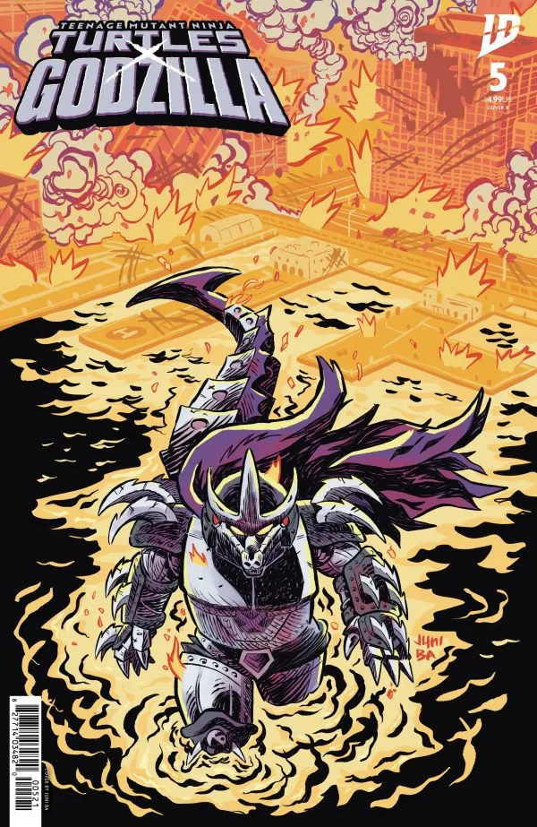 Cover of Teenage Mutant Ninja Turtles [TMNT] x Godzilla #5