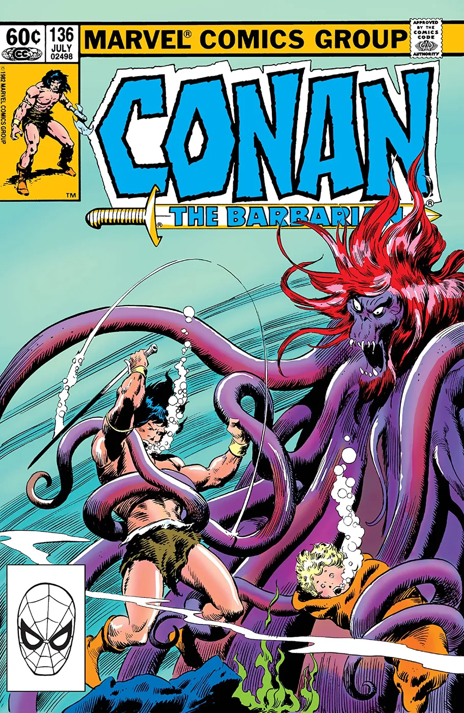 Cover of Conan the Barbarian #136
