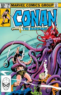 Cover of Conan the Barbarian #136
