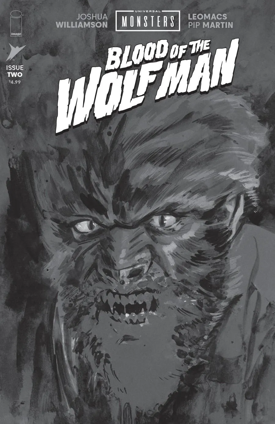 Cover of Universal Monsters: Blood of the Wolf Man #2
