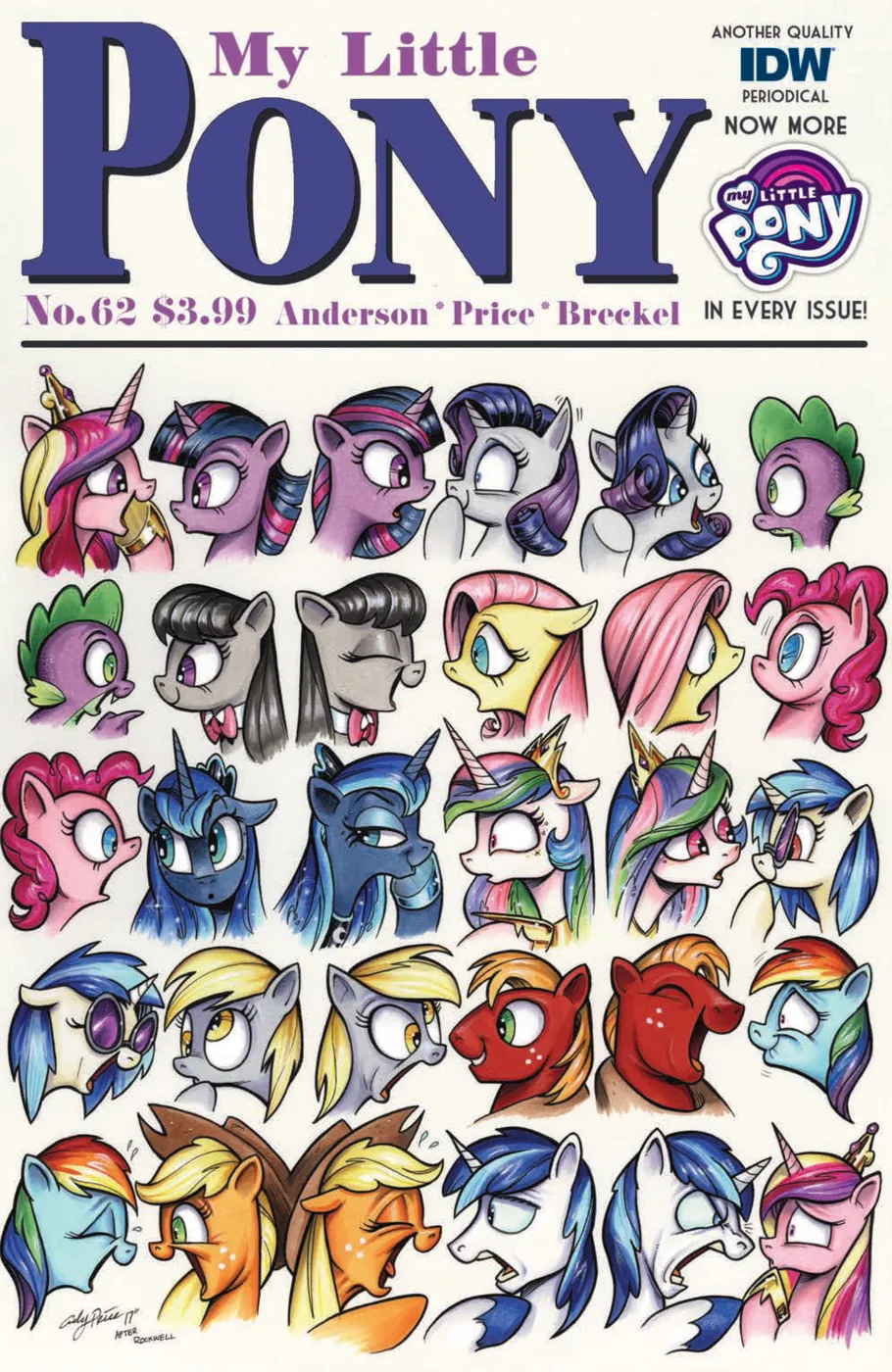 Cover of My Little Pony: Friendship Is Magic #62