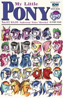 Cover of My Little Pony: Friendship Is Magic #62