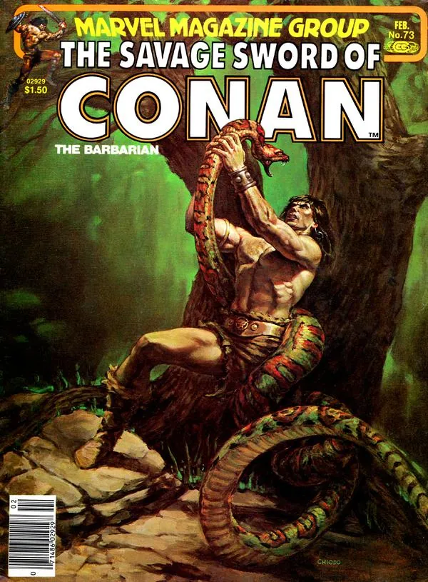Cover of The Savage Sword of Conan #73