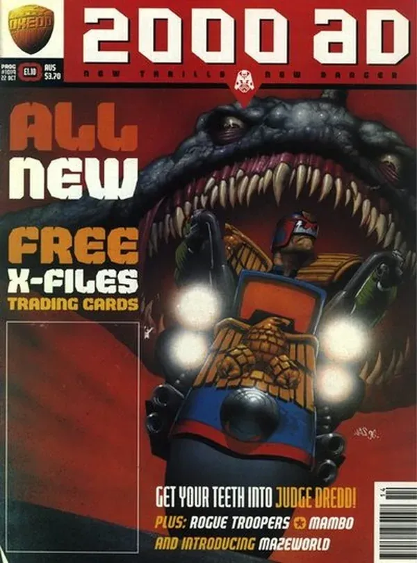 Cover of 2000 AD #1014