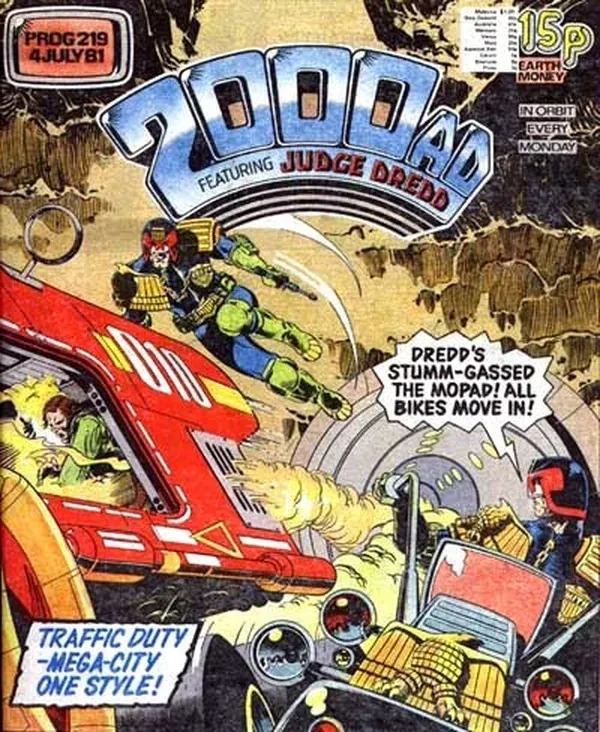 Cover of 2000 AD #219