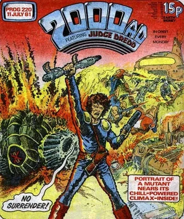 Cover of 2000 AD #220