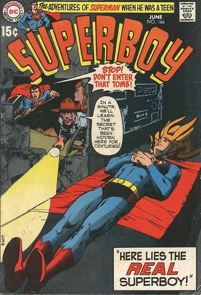 Cover of Superboy #166