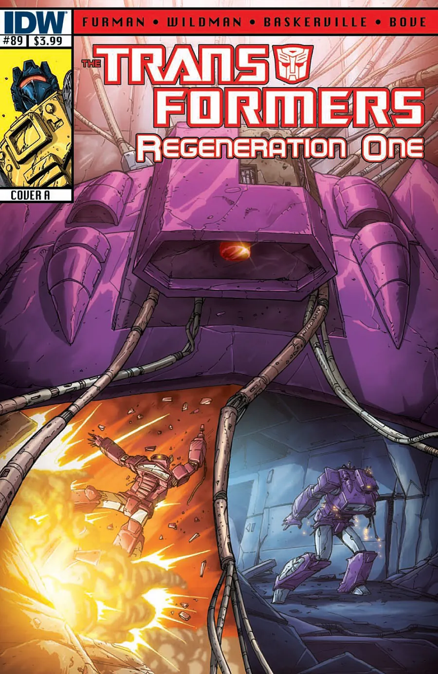 Cover of Transformers: Regeneration One #89