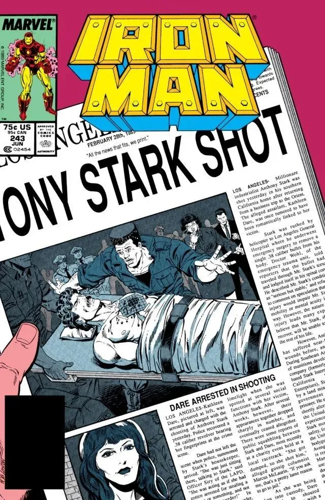 Cover of Iron Man #243