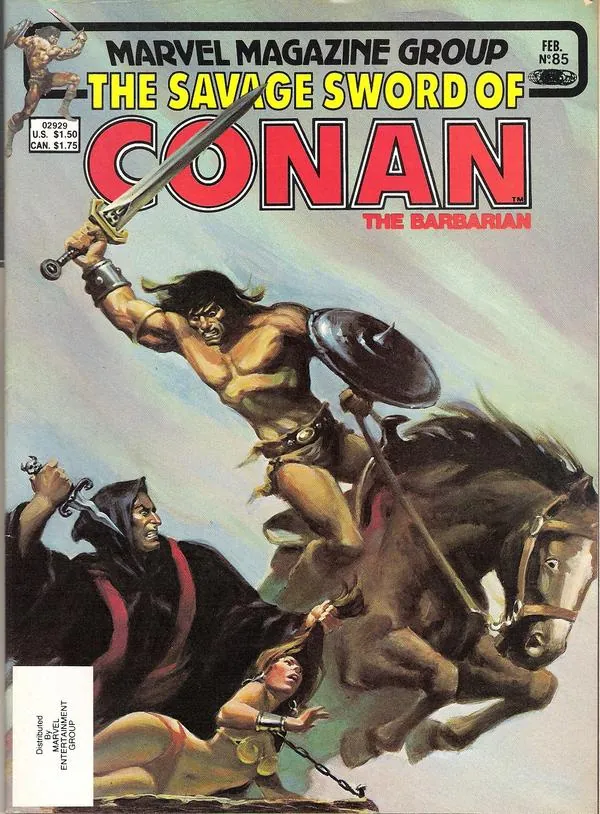 Cover of The Savage Sword of Conan #85