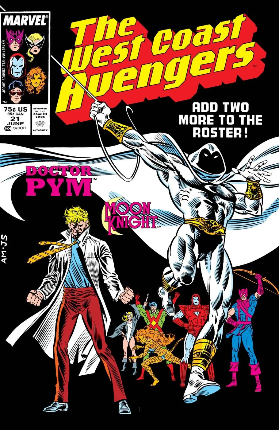 Cover of West Coast Avengers #21