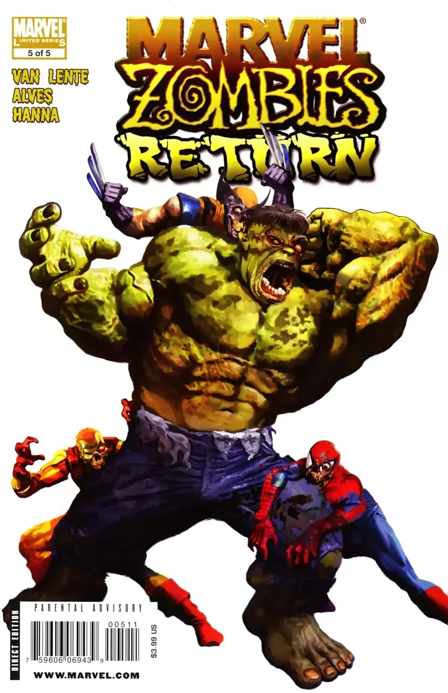 Cover of Marvel Zombies Return #5