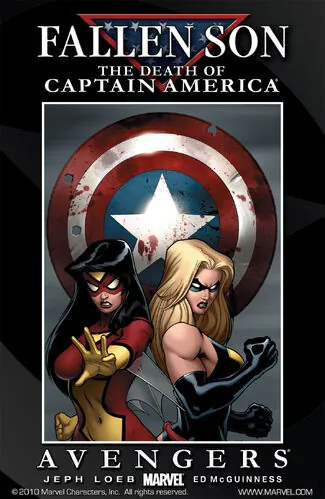 Cover of Fallen Son: The Death of Captain America #2