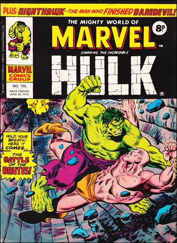 Cover of The Mighty World of Marvel #195