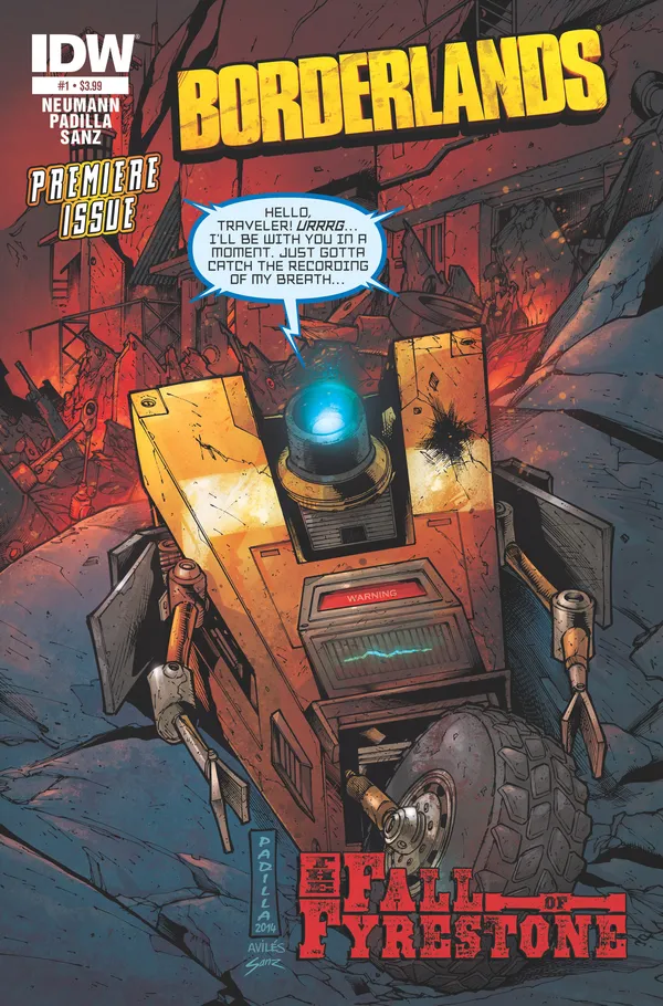 Cover of Borderlands: The Fall of Fyrestone #1