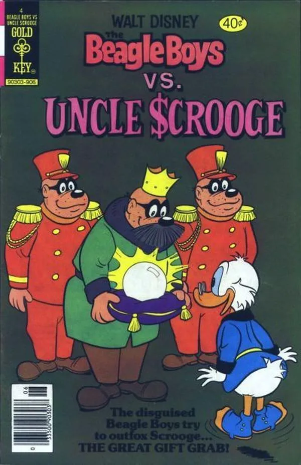 Cover of Walt Disney the Beagle Boys versus Uncle Scrooge #4