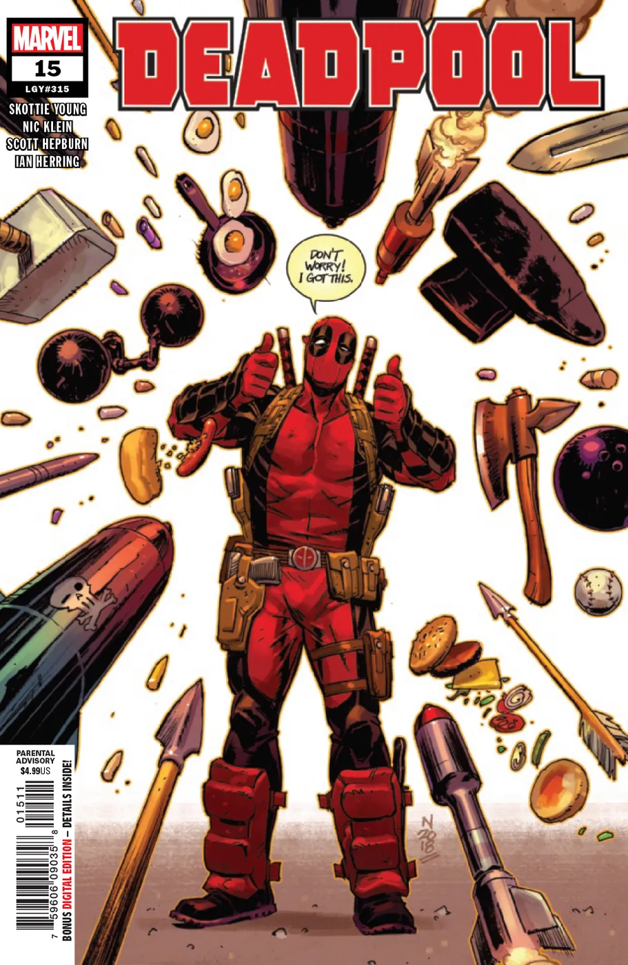 Cover of Deadpool #15 (315)