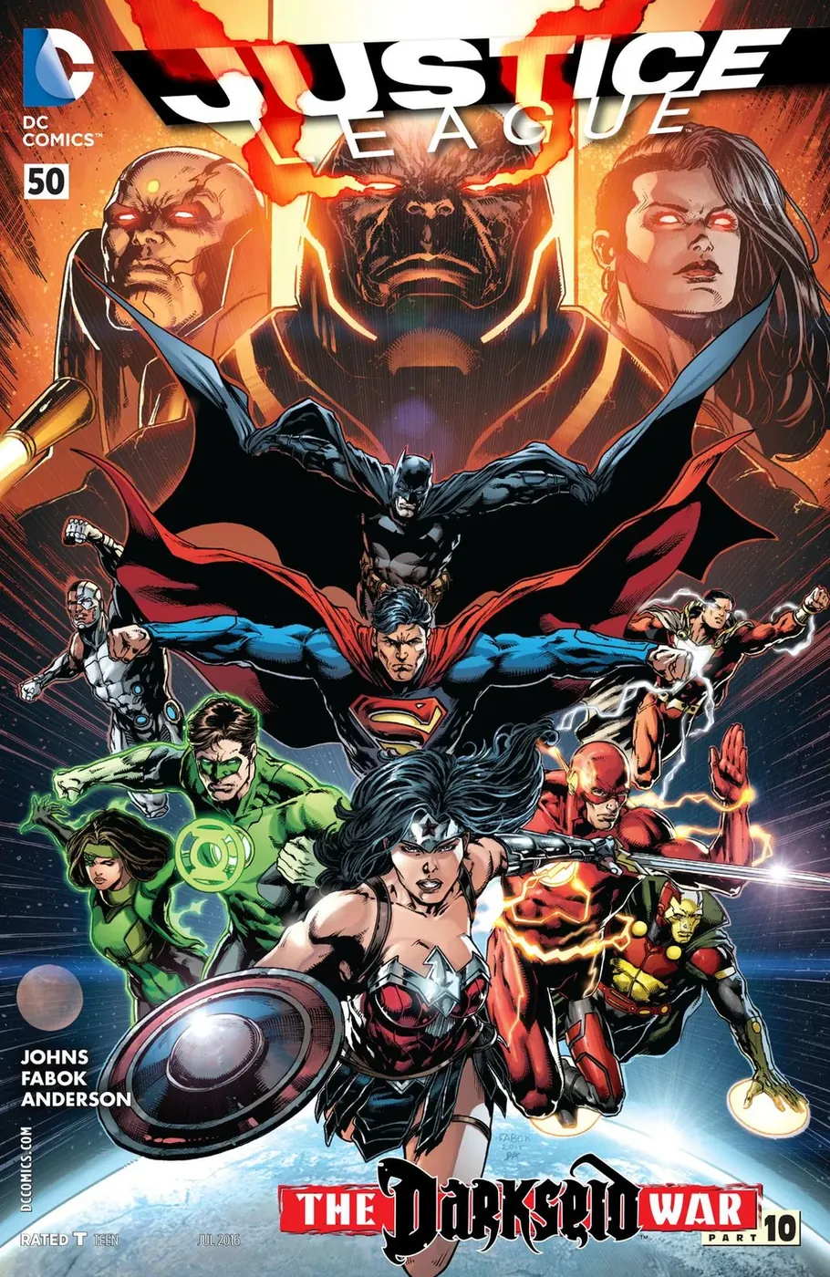 Cover of Justice League #50