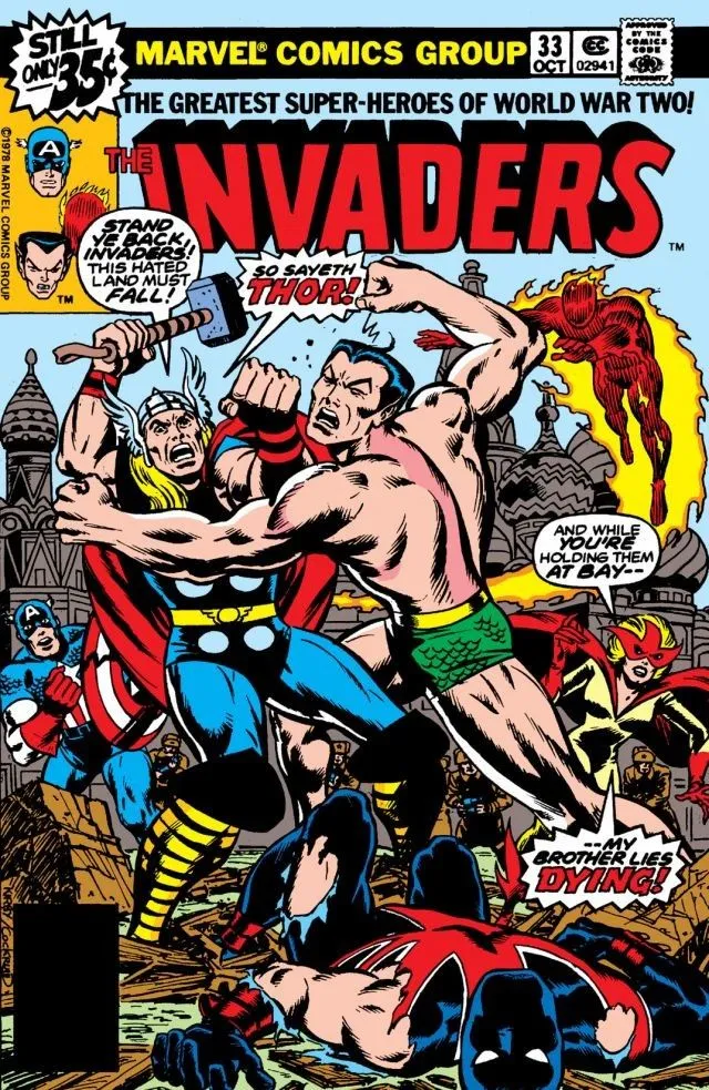 Cover of The Invaders #33
