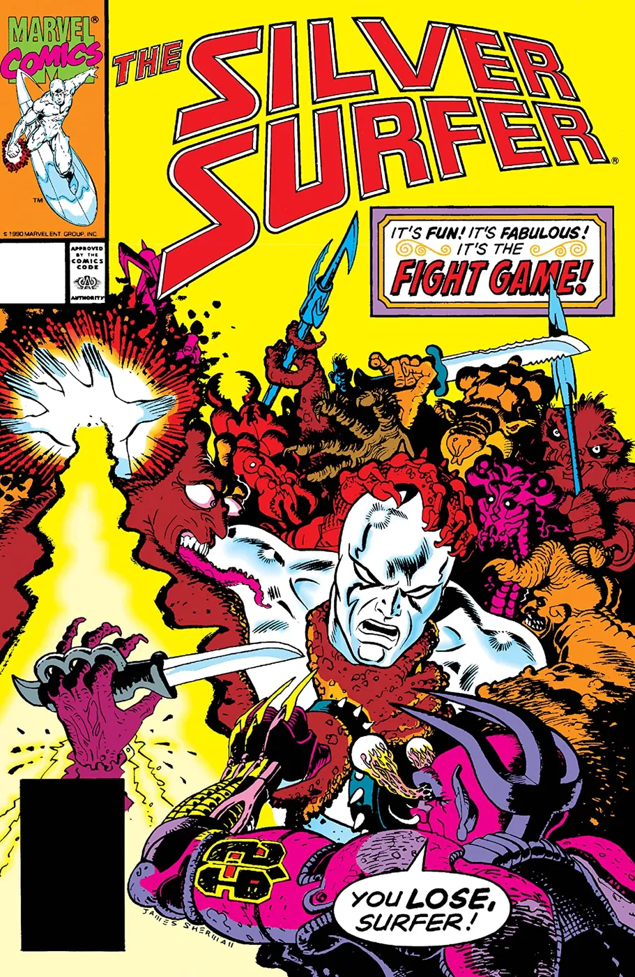 Cover of Silver Surfer #39