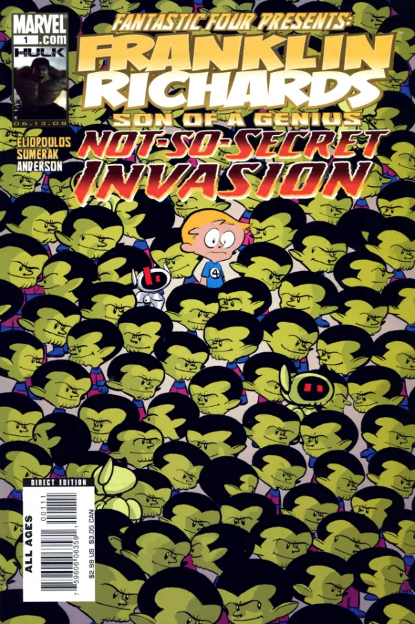 Cover of Franklin Richards: Not-So-Secret Invasion #1