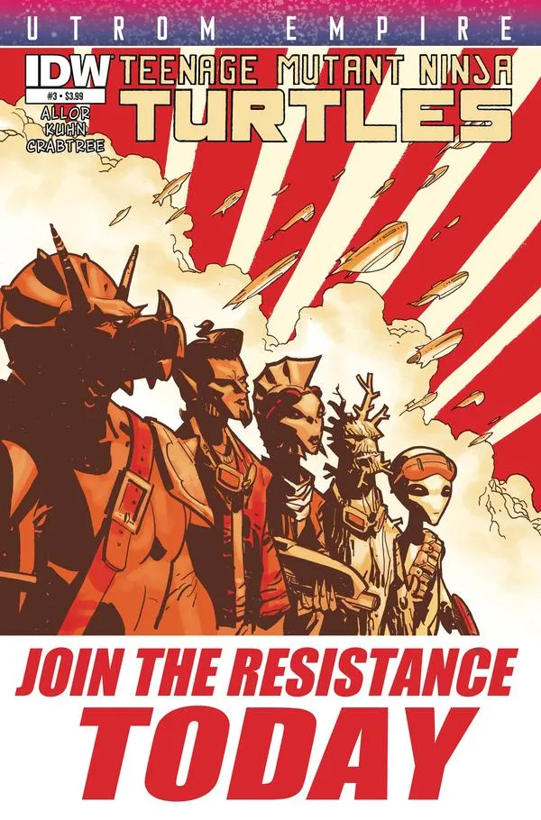 Cover of Teenage Mutant Ninja Turtles: Utrom Empire #3