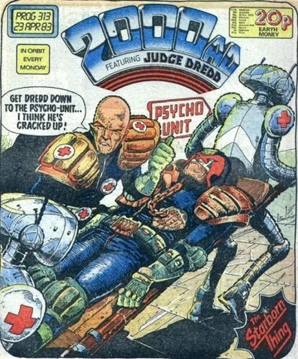 Cover of 2000 AD #313