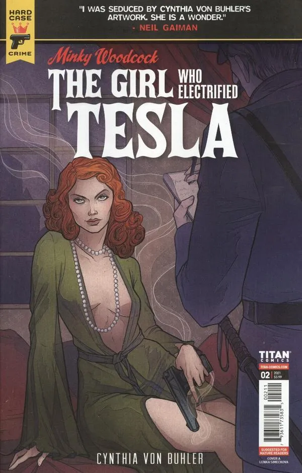 Cover of Minky Woodcock: The Girl Who Electrified Tesla #2