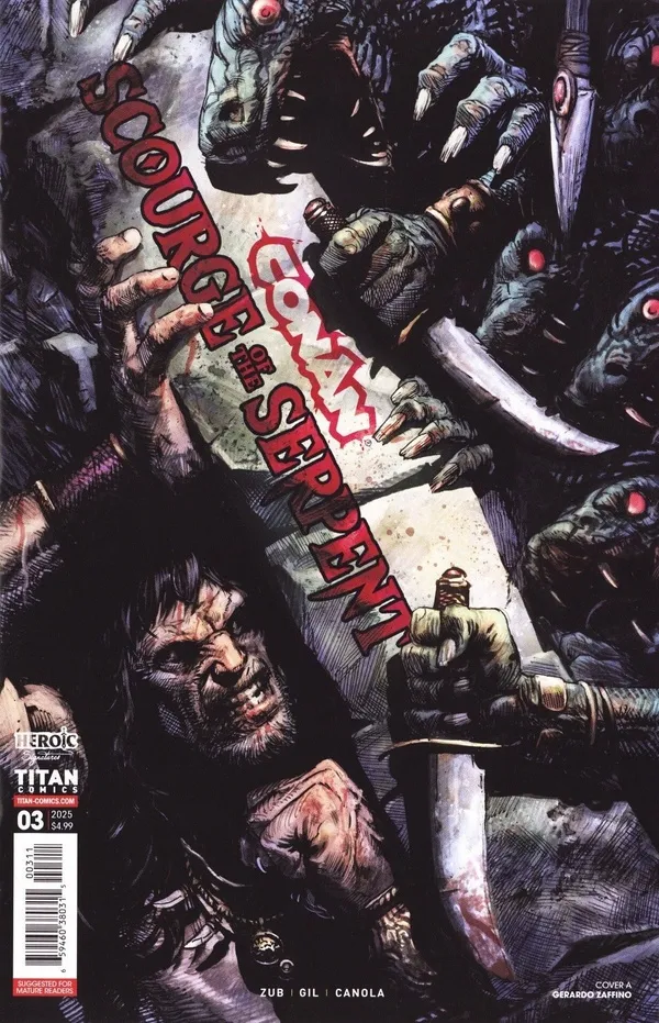 Cover of Conan the Barbarian: Scourge of the Serpent #3