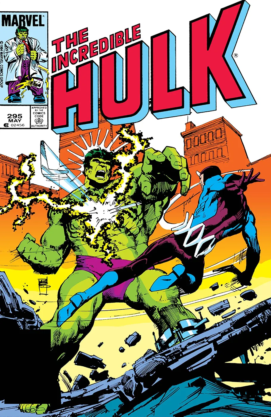 Cover of The Incredible Hulk #295