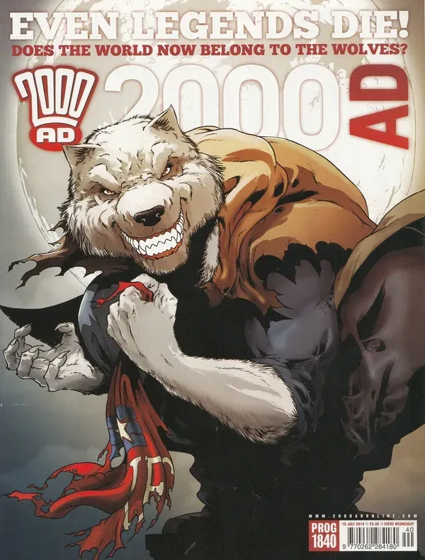 Cover of 2000 AD #1840