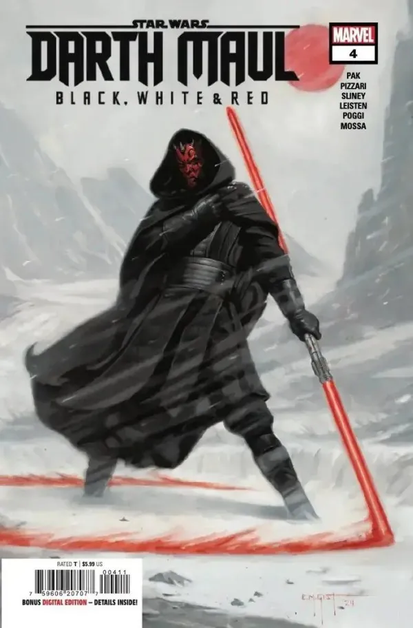 Cover of Star Wars: Darth Maul - Black, White & Red #4